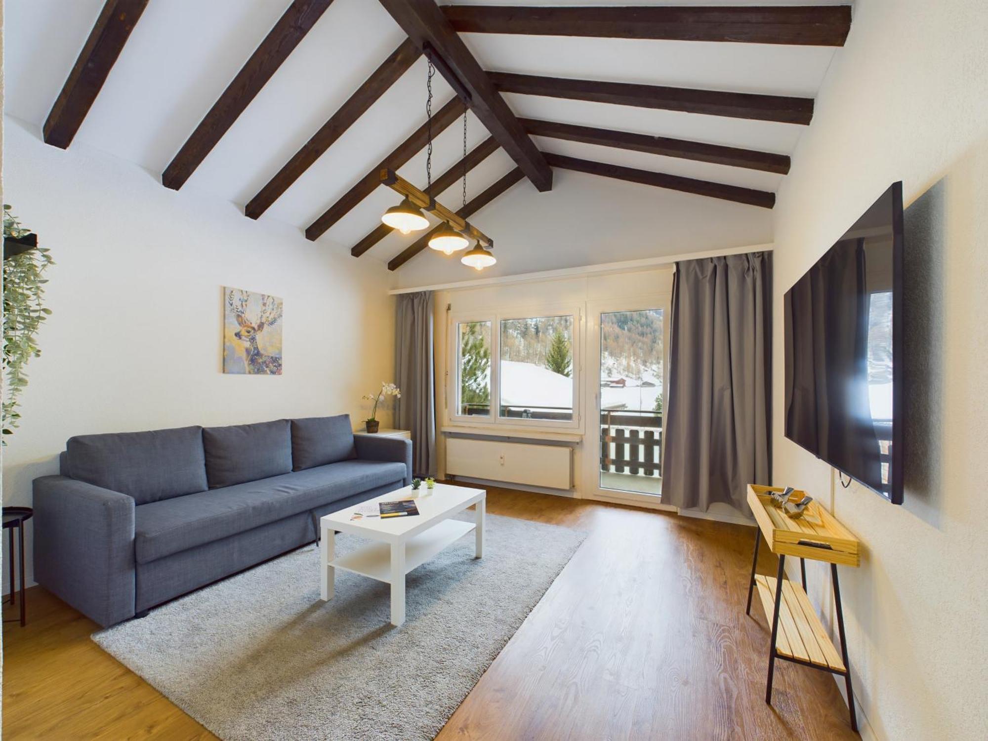 Panorama Apartment For 4 Near Zermatt Täsch Dış mekan fotoğraf